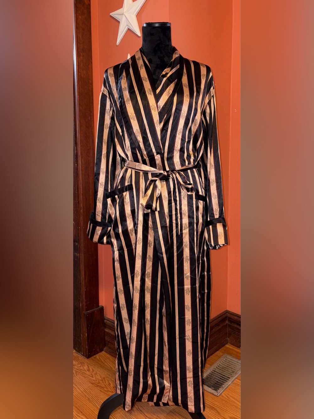 Victoria’s Secret vintage striped pattern robe